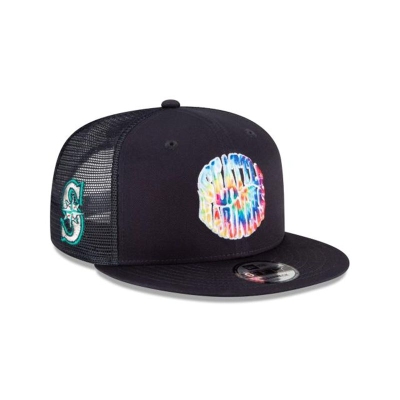 Sapca New Era Seattle Mariners MLB Groovy 9FIFTY Snapback - Albastri